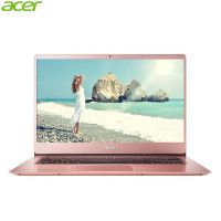宏碁（acer）蜂鸟Swift SF114 14.1英寸超轻薄笔记本电脑（N4100 4GB 128G固态 W10粉色）