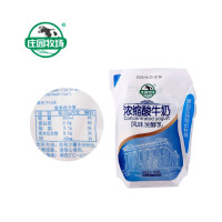 庄园牧场(zhuangyuanmuchang) 爱克林原味浓缩酸奶 180g一袋 （30袋/件） 一袋装