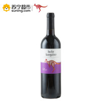 澳洲 Lucky Kangaroo幸运袋鼠梅洛干红葡萄酒750ml