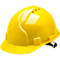 【苏宁自营】保拉（Paola）工具安全帽黄色款ABS电力工地工程安监领导工业建筑防砸抗冲击 5998