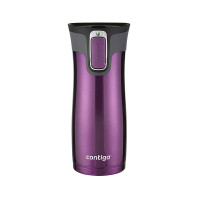 Contigo 康迪克 AUTOSEAL WEST Loop 真空保温不锈钢旅行马克杯 474ml 兰花紫