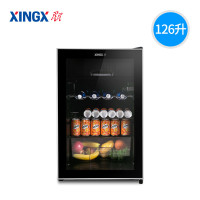 星星(XINGX) BC-126EJ 126L 双层中空玻璃门 独立微冷冻室 亮银酒架 温湿平衡