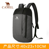 CAMEL骆驼 户外10L男女通用双肩背包徒步野营休闲双肩背包 黑色