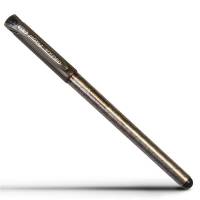 [精选]得力(deli)S43中性笔0.38mm全针管黑色优雅十字纹细杆财务中性笔 12支/盒(两盒价格) 黑色 黑色