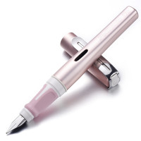 百利金(Pelikan )up时尚新款学生钢笔练字墨水笔 玫瑰金EF尖