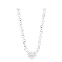 [直营]TIFFANY&CO.蒂芙尼925银 欧美风格 RETURN TO TIFFANY系列女士心形项链 送恋人 心形手链手环TY-19936562