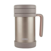 THERMOS膳魔师高真空不锈钢500ml 大咖杯 保温杯TCMF-501 GL（金色）