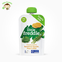 little freddie羽衣甘蓝豌豆南瓜泥 100g 适用年龄6个月以上