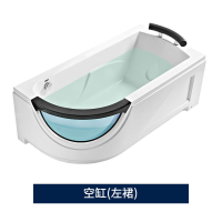 浴缸1.4米浴池浴缸独立恒温卫生间家用按摩小户型亚克力配置双人_9 颜色21 尺码7