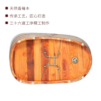 养生香椿木沐浴桶木质浴缸沐浴盆洗澡桶泡澡木桶_6 定制香柏木1.2米