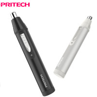 匹奇（Pritech)TN-156 4合1电动鼻毛器套装 四款刀头 可拆卸水洗 一机多用 耳鼻眉共用修剪器 黑色