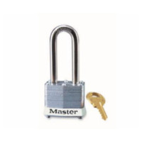 玛斯特锁 MASTER LOCK 7mm锁钩，锁钩净高51mm，白色胶圈，钢板千层锁