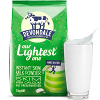 德运(Devondale)高钙脱脂成人奶粉1KG
