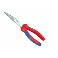 凯尼派克 KNIPEX 26 12 200200mm 尖嘴钳（抛光头部 双色双重材料手柄）