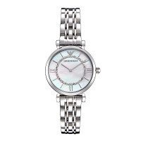 阿玛尼(EMPORIO ARMANI)女士贝母表盘手表 欧美品牌时尚石英表女 AR1908 AR1908
