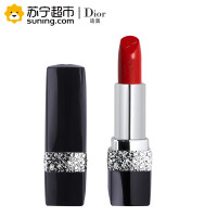 迪奥(Dior)烈艳蓝金唇膏 3.5g 999(新）（圣诞限量版） 午夜星愿限量版口红