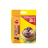 三全开花馒头双拼装（黑米燕麦+荞麦薏仁）720g