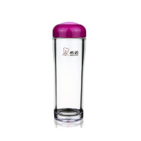 希诺(HEENOOR) XN-8033 塑料杯 男女耐摔防漏水杯 单个装 红色