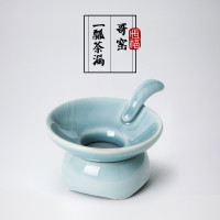 哥窑一瓢漏网（天蓝）
