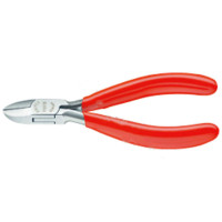 凯尼派克 KNIPEX 77 11 115115mm 电子斜口钳（抛光头部 塑料套柄）