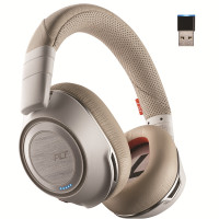 缤特力（Plantronics）8200UC 蓝牙无线耳机耳麦 ANC主动降噪/音频视频会议终端/白