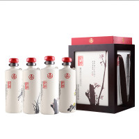 五粮液 梅兰竹菊浓香型50度白酒500ml*4瓶整箱礼盒装