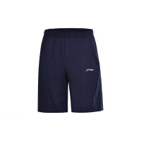 李宁LI-NING2018夏季短卫裤训练系列男装短装针织运动裤 墨水蓝 3XL