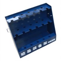 丛林狐防暴装备架盾牌钢叉橡胶棍支架安保器材架安防展示架子保安棍防爆装备架防爆支架 默认颜色 默认尺寸