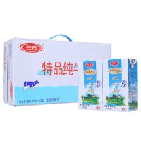 三元 特品纯牛奶 250ml*24盒/箱（新老包装随机发货）