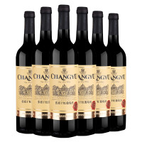 张裕(CHANGYU)优选级干红（彩龙）葡萄酒750*6 整箱装