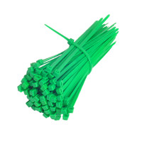 AB 扎带 理线带 绑线带 扎线带 捆绑带8*250mm（长：±10mm 宽：±1mm）绿色 尼龙材料 250根/包