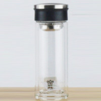 水晶贵族 772-4 辉腾厚底 玻璃杯 单个装 银色