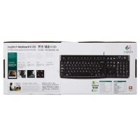 罗技（Logitech）K120有线键盘 USB笔记本台式电脑键盘办公家用静音防水键盘【XJZS】