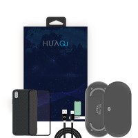 华淇精英 iPhone 8 苹果无线充四件套礼盒（黑色）
