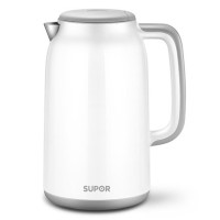 苏泊尔(SUPOR) 电水壶 家用电热水壶双层保温防烫304不锈钢烧水壶 1.7L SW-17S12A