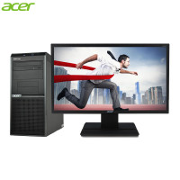 宏碁(Acer)D430台式电脑 21.5寸显示器（G4560 4G 1T 集显 无光驱 ）