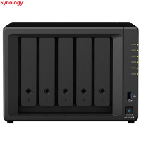 群晖(Synology)DS1520+5盘位四核心NAS网络存储服务器磁盘阵列20TB企业级SATA硬盘千兆端口不规则体