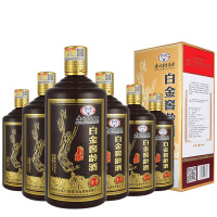 贵州茅台集团白金窖龄金尊53度酱香型白酒425ml*6