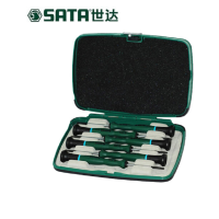 J世达（SATA）09313 6件花形微型螺丝批组套 螺丝刀工具组套