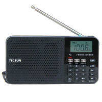 德生(TECSUN) 收音机 A5 黑+8G TF歌曲卡