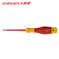 力易得(ENDURA) VDE绝缘高压十字双色螺丝刀 耐压1000V 螺丝批改锥 PH3*150mm（2把）