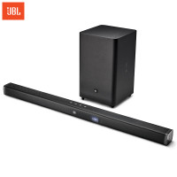 JBL BAR2.1 BLKCN 影霸2.1电视回音壁音响客厅家用环绕低音蓝牙音箱