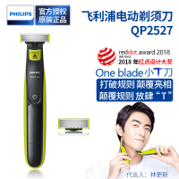 飞利浦（PHILIPS）电动剃须刀小T刀男士手动剃须刀刮胡刀胡须刀可水洗 PQ2527/10带双刀头