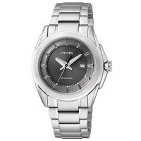 西铁城（CITIZEN）光动能防水不锈钢表带表壳商务时尚女表EW1511-52H