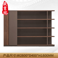 [藏书阁]木质文件柜办公室落地书柜板式资料柜子储物柜2.8米 文件柜W2800*D400*H1800