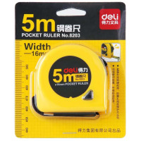 得力钢卷尺5m 8203