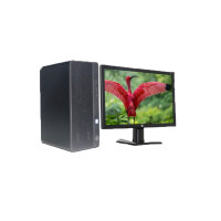 HP 288 Pro G4 MT 23.8“台式机 i5 8500 4G 机械硬盘 1T 集成显卡 DVD刻录 DOS