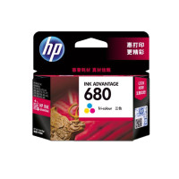 得力（deli）F6V26AA 680 墨盒 适用2678打印机 兼容2441粉 红色
