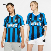 耐克NIKE正品19/20国际米兰主场球衣 国米球迷服球服套头透气AJ5541-414 蓝黑色（AJ5541-414） S