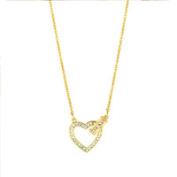 SWAROVSKI 施华洛世奇 LOVELY人造水晶女士项吊坠链轻奢饰品 5405576 金色